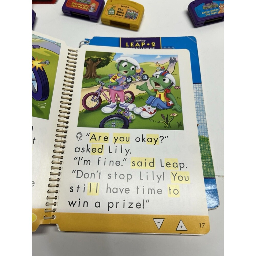 LeapFrog LeapPad Leap one Books & Cartridge Learning Tad Thomas Nemo Bob 6 - Picture 12 of 14